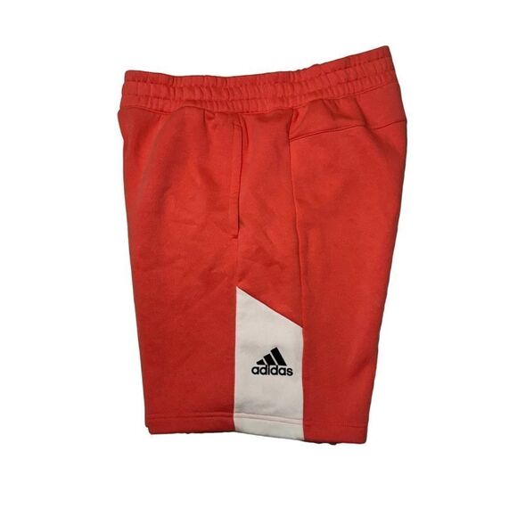 Men’s adidas casual sweat shorts size medium salmon pink - Picture 1 of 3